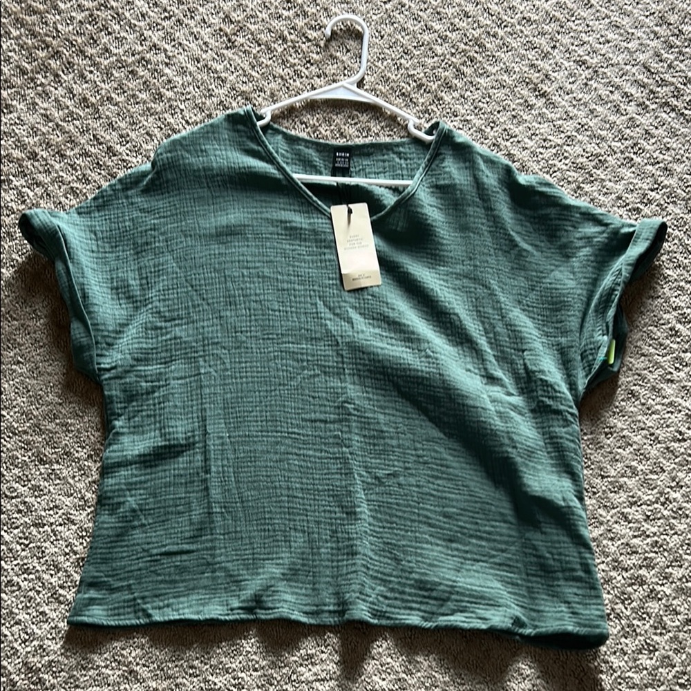 NWT Blueish Green Women's Top